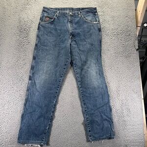 Vintage Twenty X Jeans Mens 36x32 Blue Cotton Denim Straight Workwear Travel